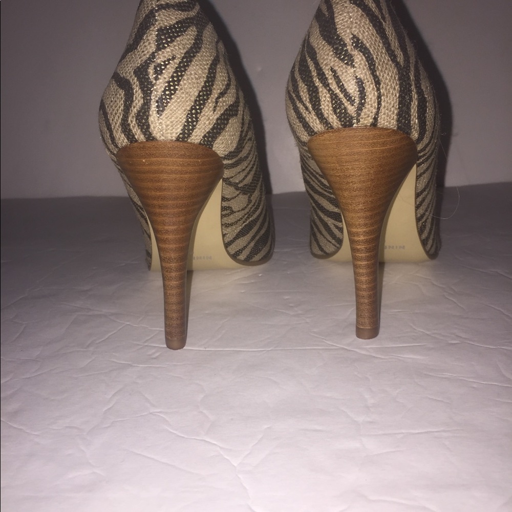 New Nine West Animal Print Heels Size 6M - Picture 5 of 8